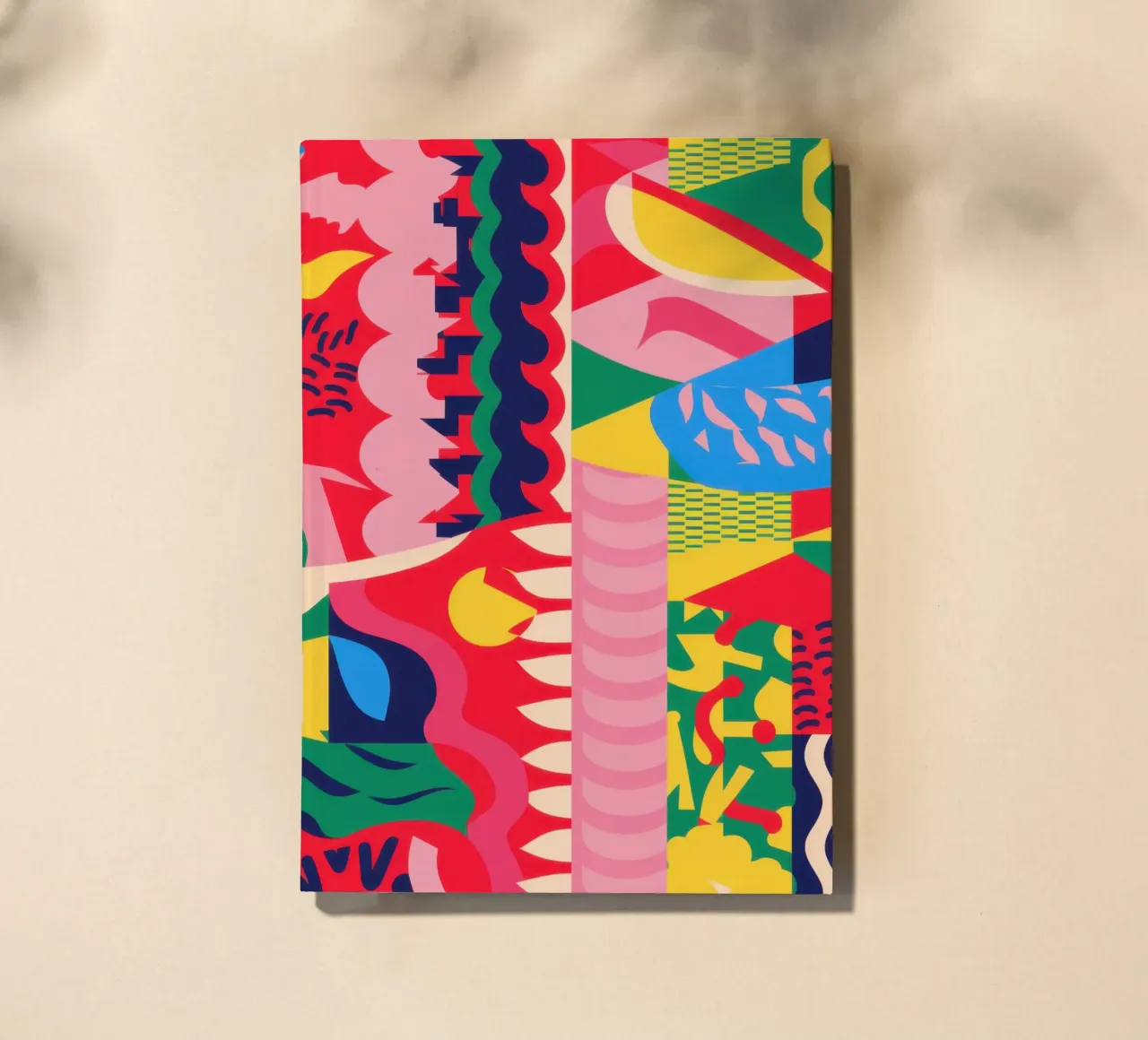 Vibrant Pattern Weave notebook by Kala Martir