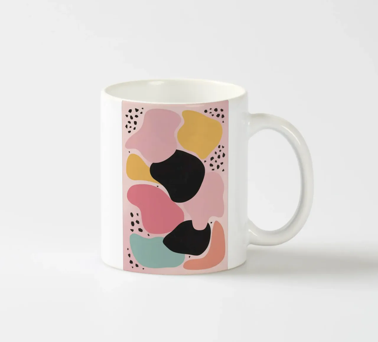 Gioco di forme pastello tazza in ceramica da Kala Martir