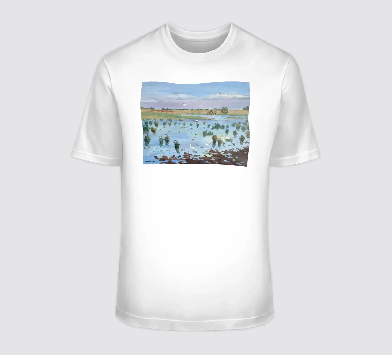 Primavera in Camargue t-shirt da Peteriespinoza Studio