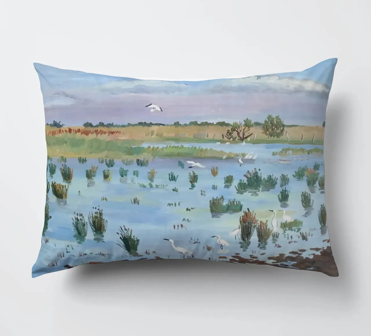 Primavera in Camargue cuscino da Peteriespinoza Studio