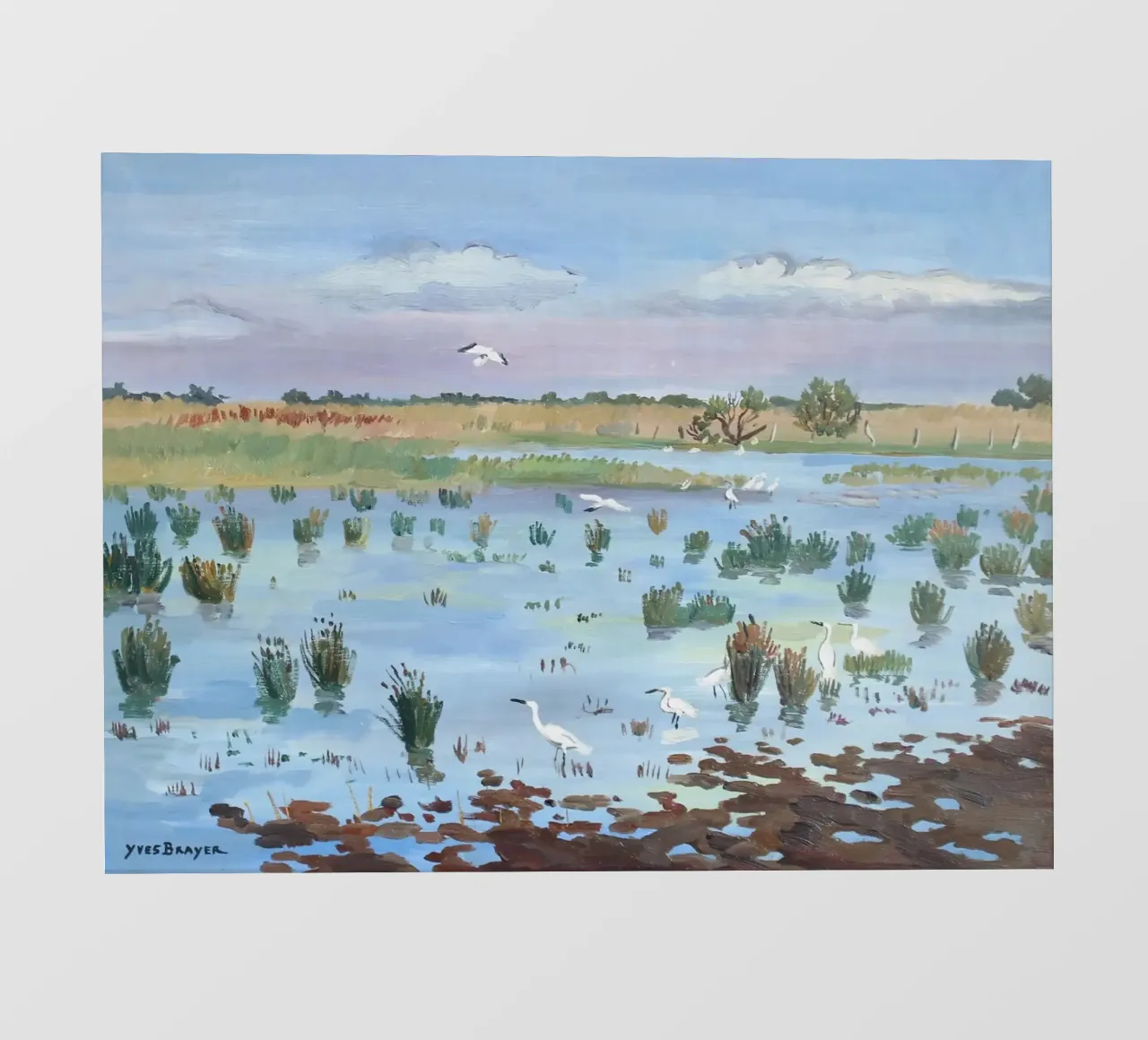 Primavera in Camargue telo in pvc da Peteriespinoza Studio