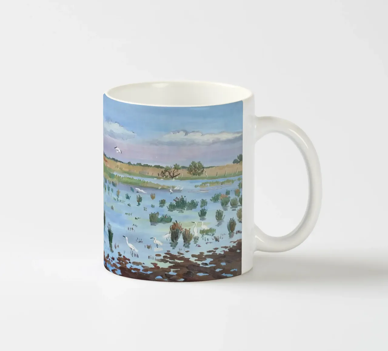 Primavera in Camargue tazza in ceramica da Peteriespinoza Studio