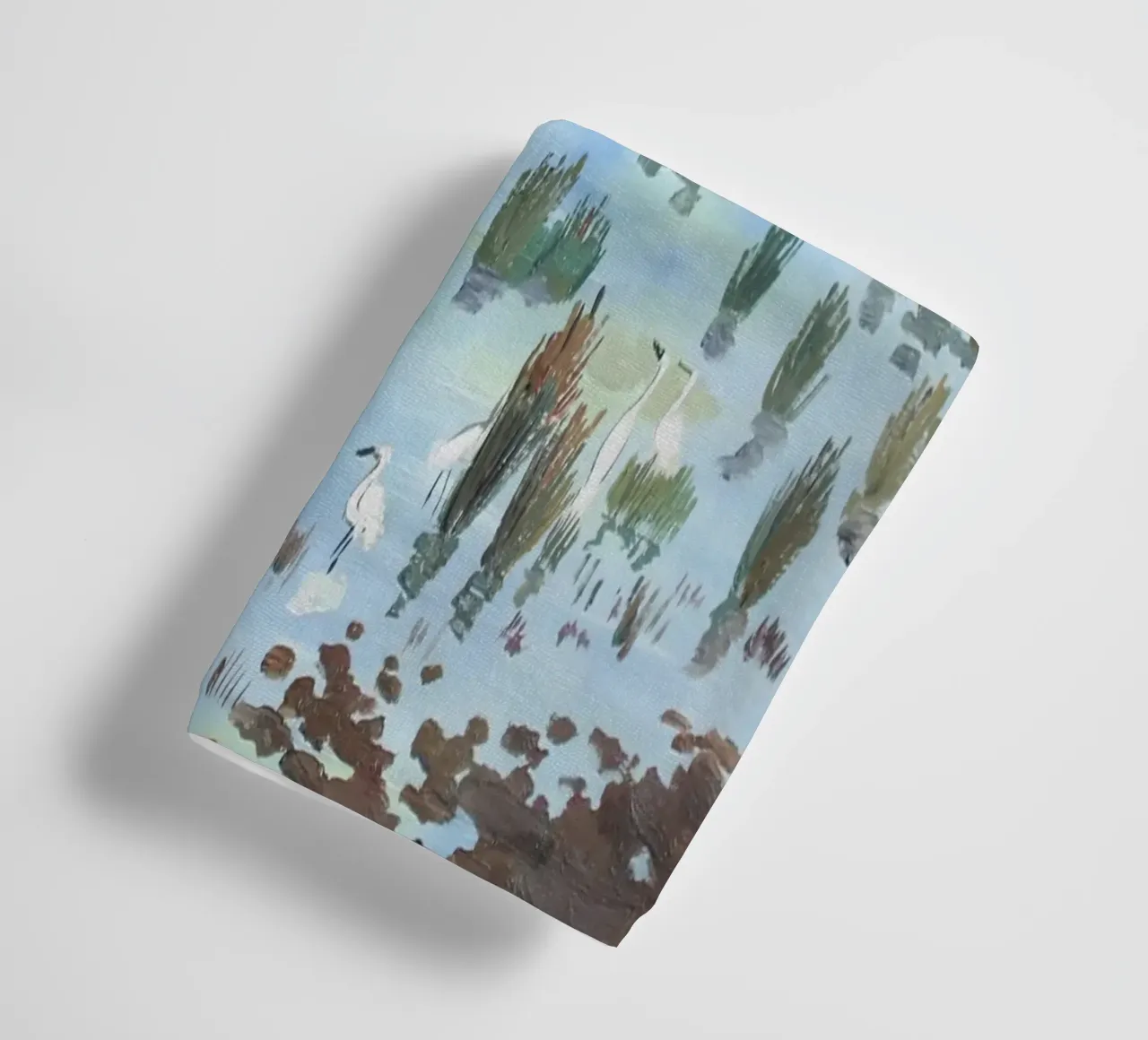 Springtime in the Camargue towel by Peteriespinoza Studio