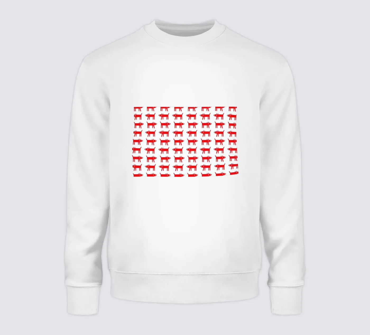 dog pattern 2 sweatshirt van Studio Teer