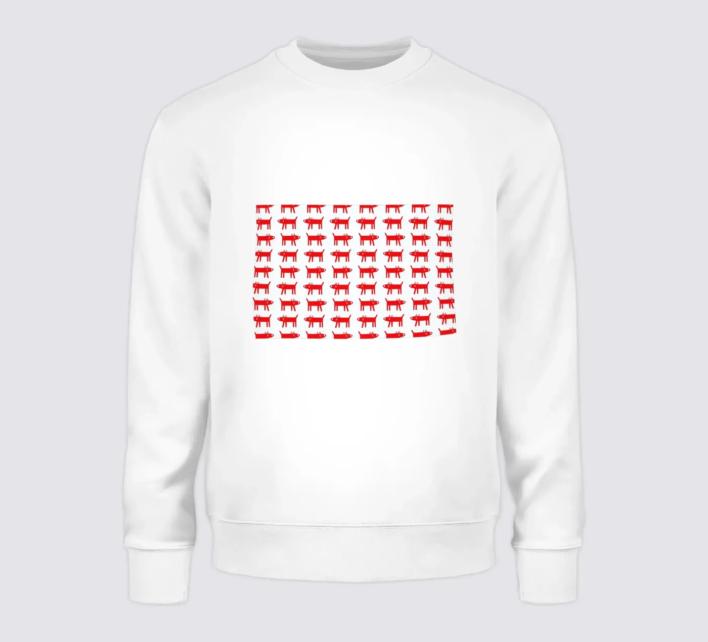 dog pattern 2 sweatshirt van Studio Teer