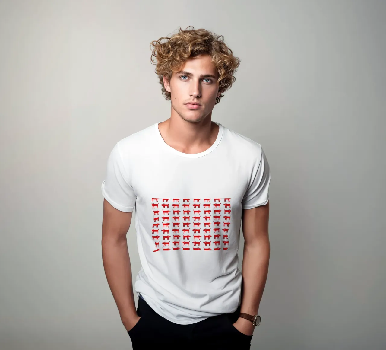 dog pattern 2 camiseta de Studio Teer
