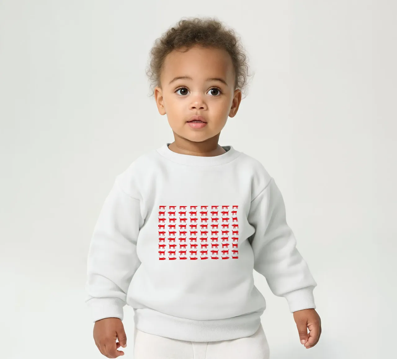 dog pattern 2 felpa neonato da Studio Teer