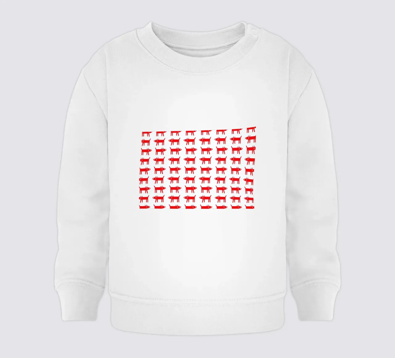 dog pattern 2 felpa neonato da Studio Teer