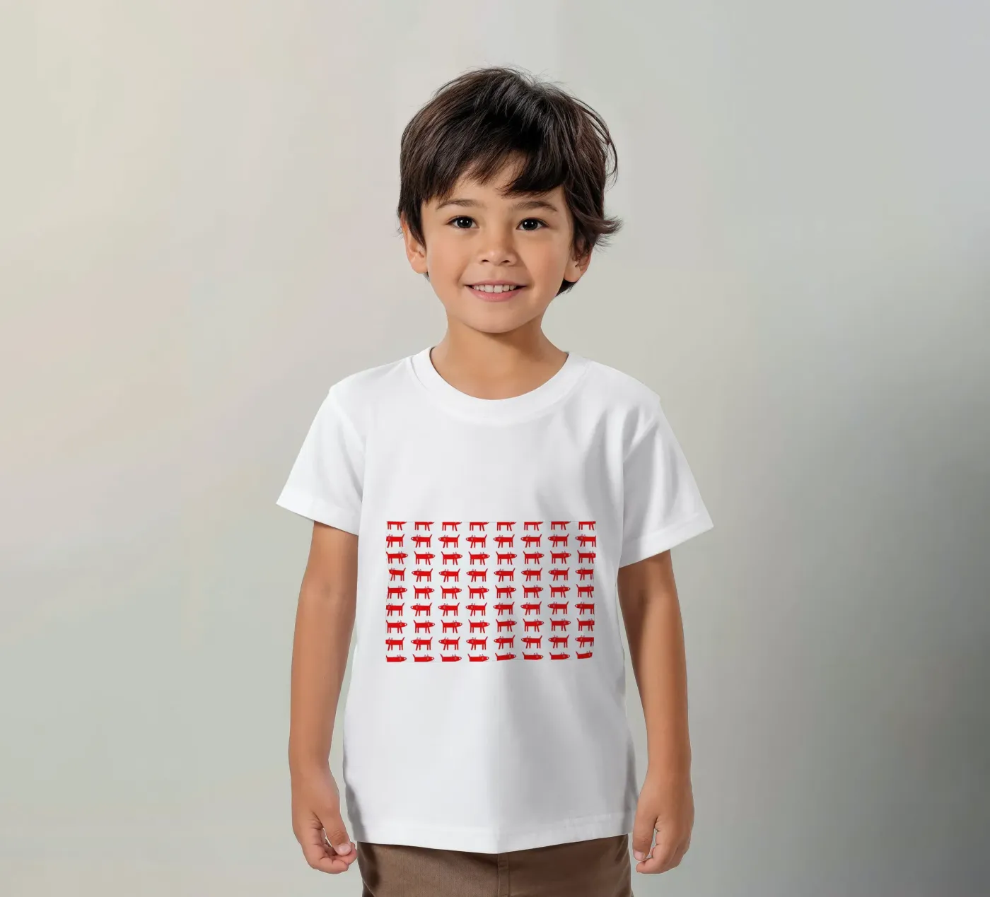 dog pattern 2 t-shirt bambini da Studio Teer