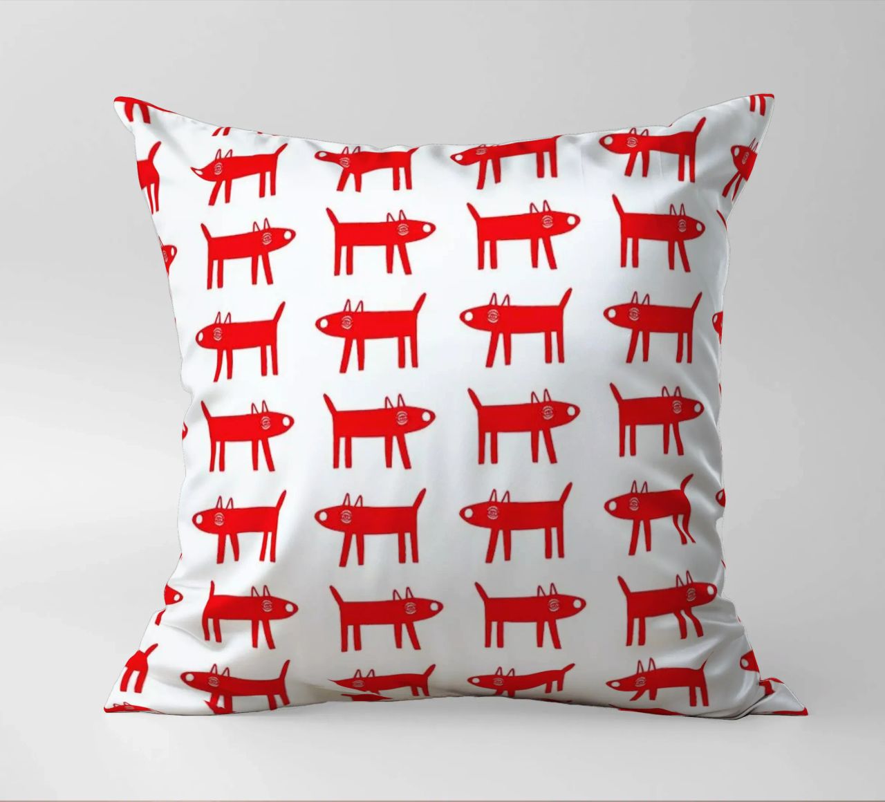 dog pattern 2 cuscino da Studio Teer