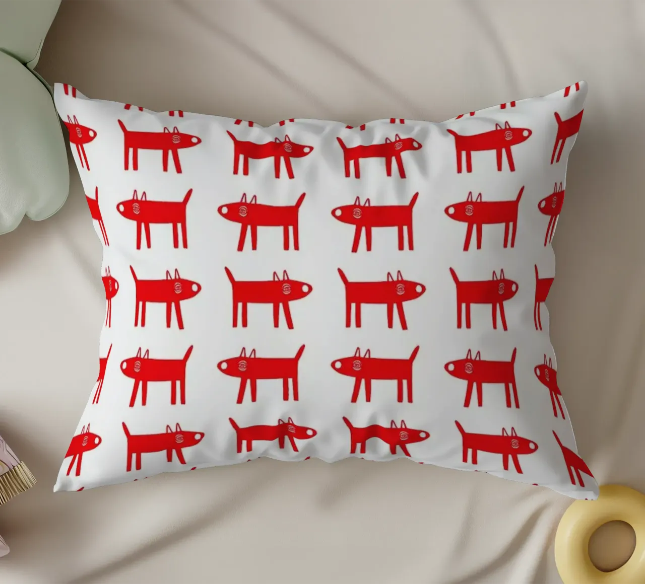 dog pattern 2 cojín de Studio Teer