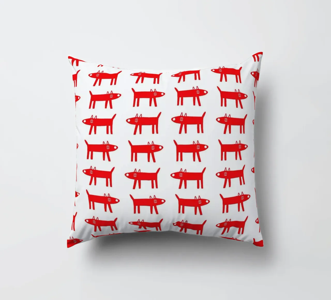 dog pattern 2 cuscino da Studio Teer