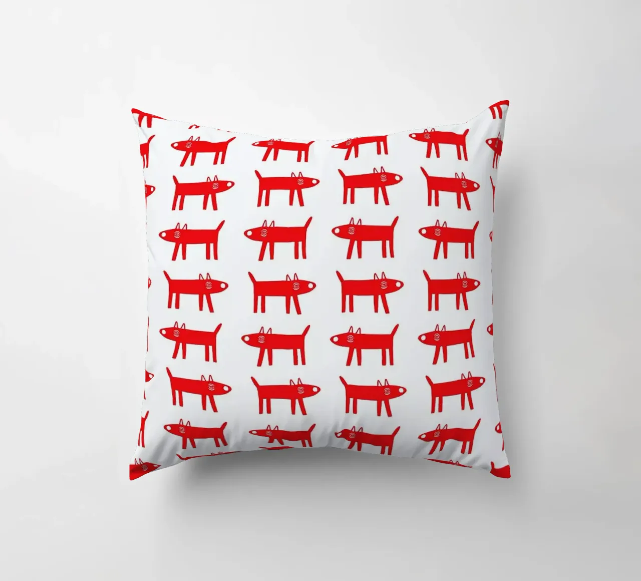 dog pattern 2 cuscino da Studio Teer