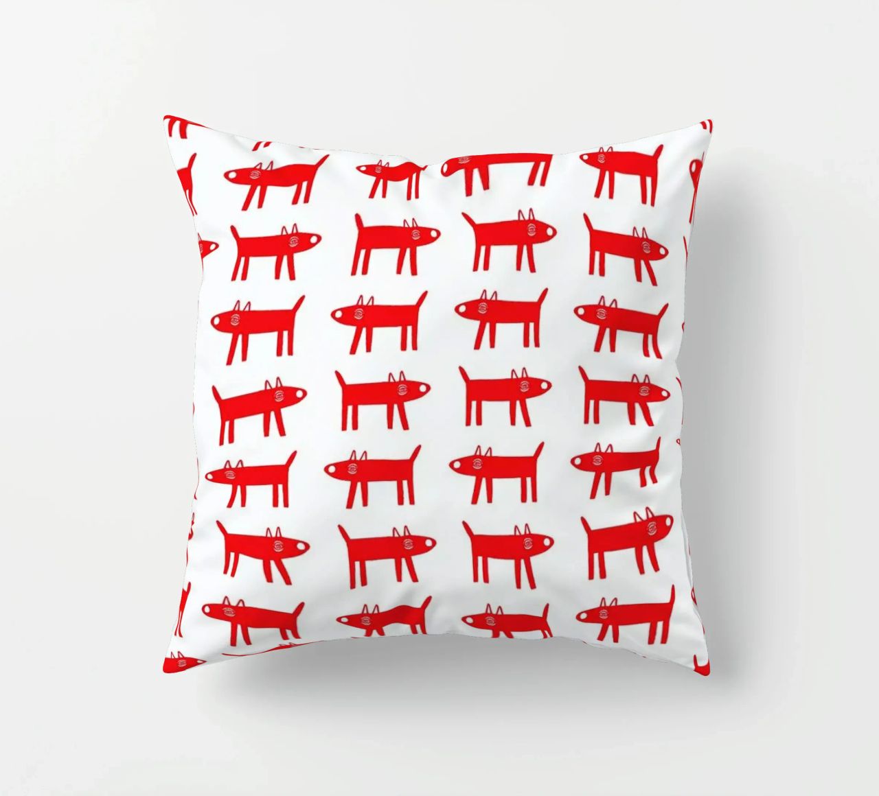 dog pattern 2 cuscino da Studio Teer