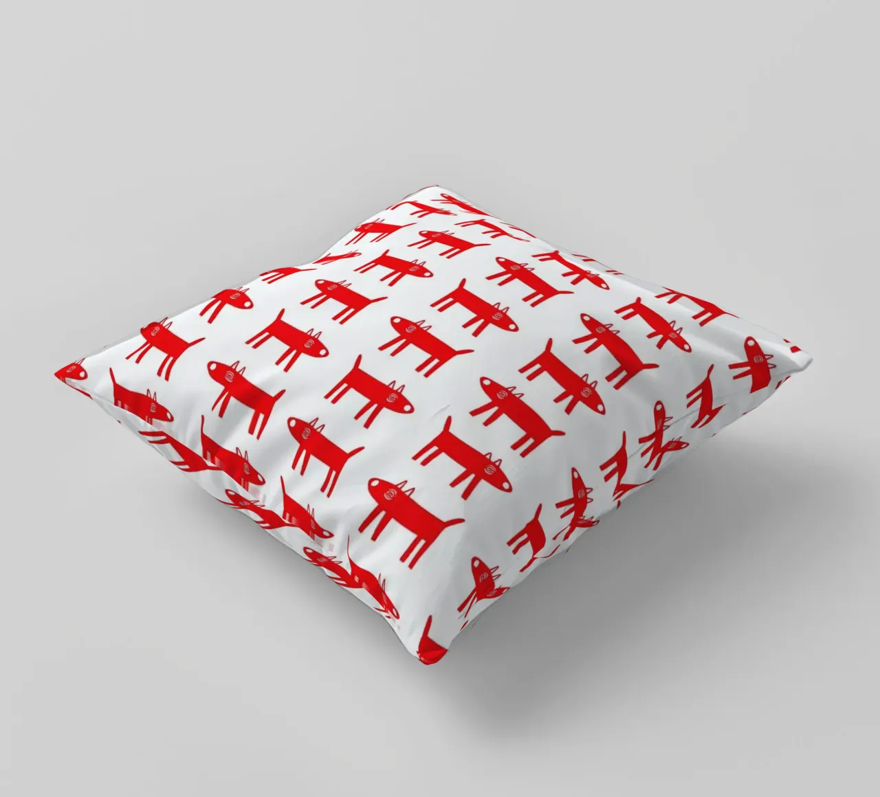 dog pattern 2 cuscino da Studio Teer