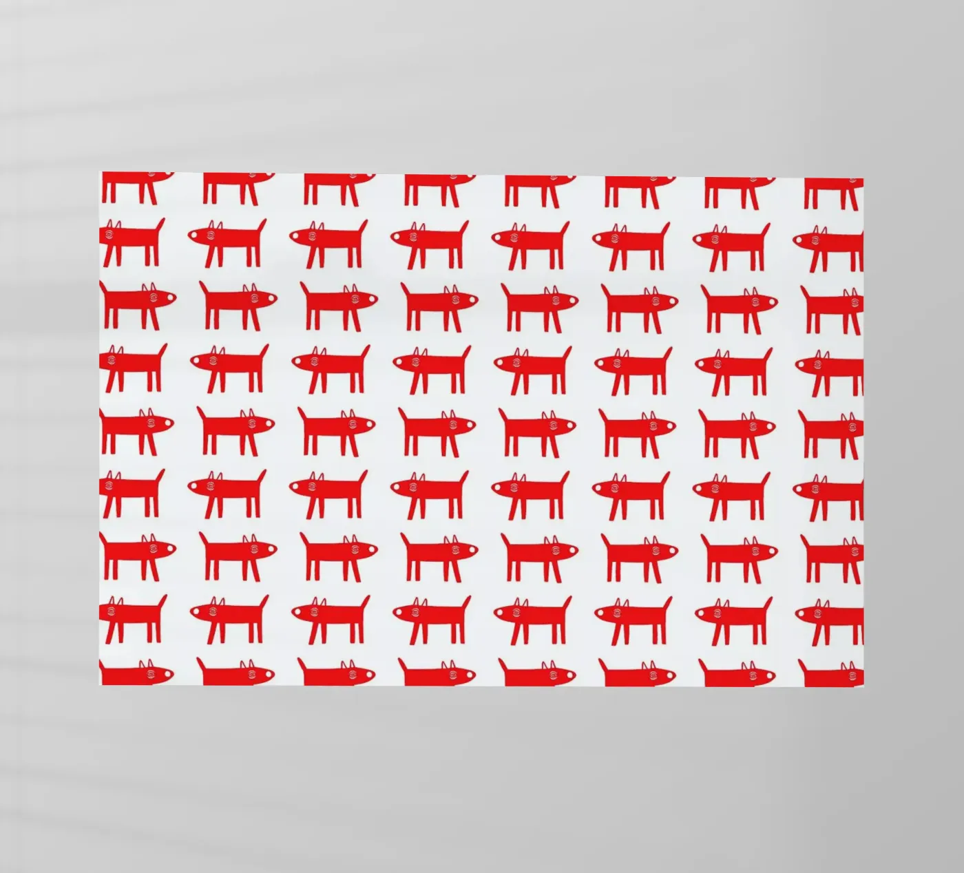 dog pattern 2 backlit film by Studio Teer