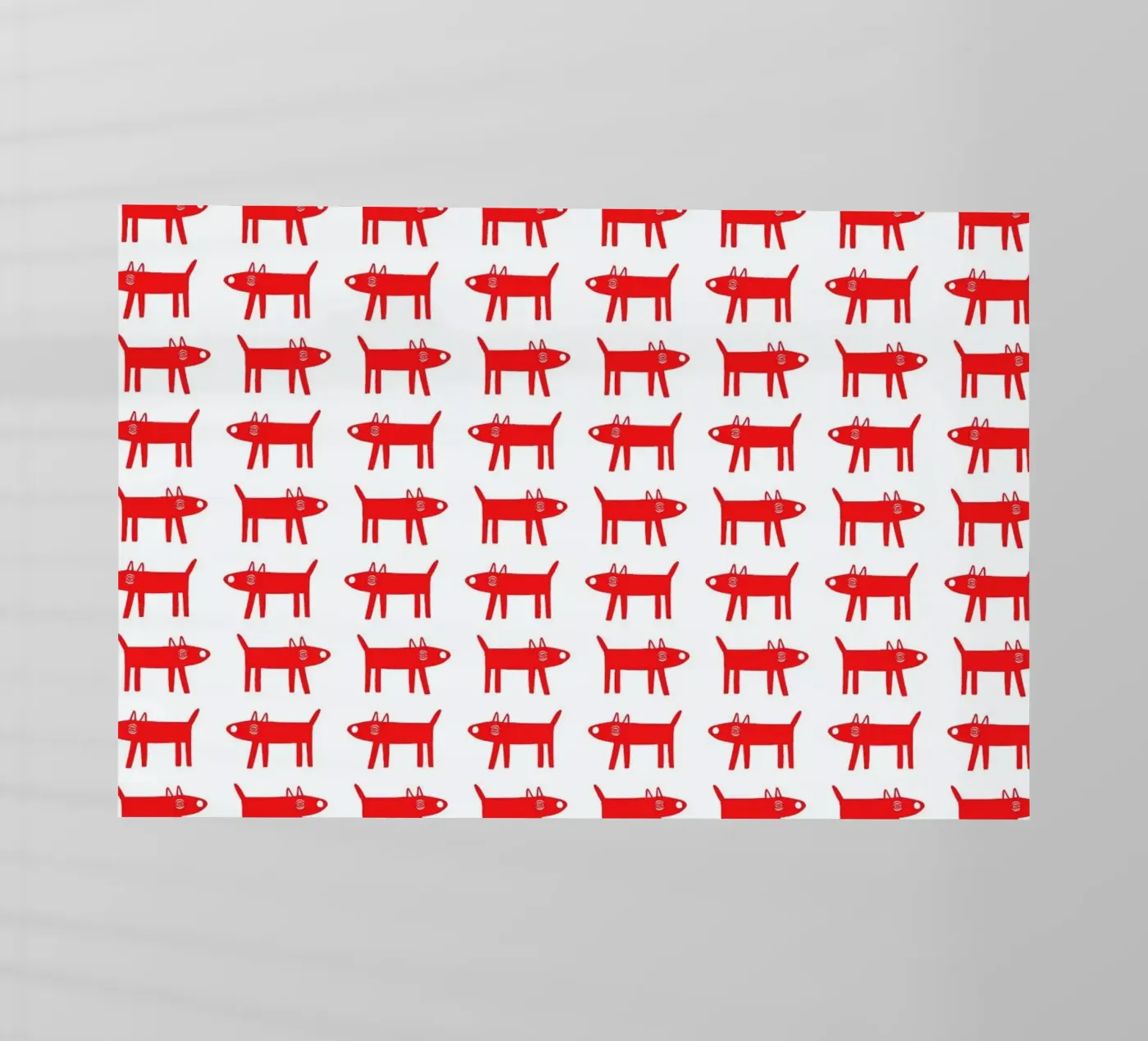 dog pattern 2 backlit folie van Studio Teer