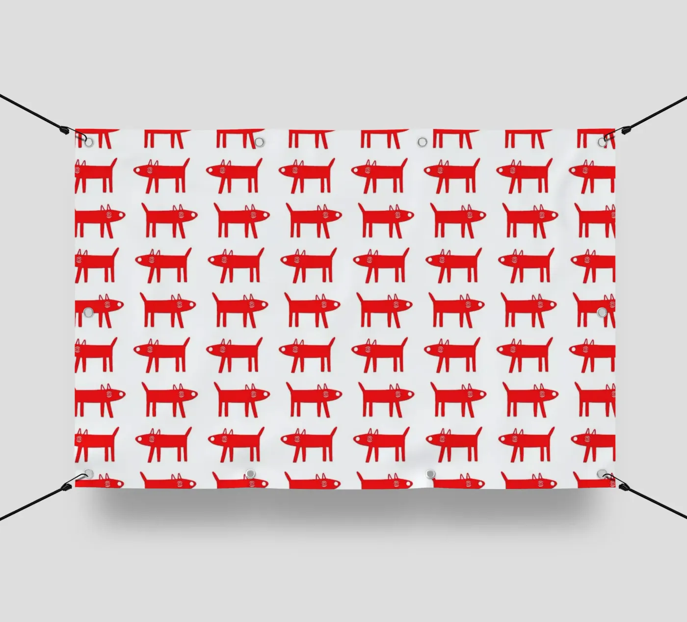 dog pattern 2 telo in pvc da Studio Teer