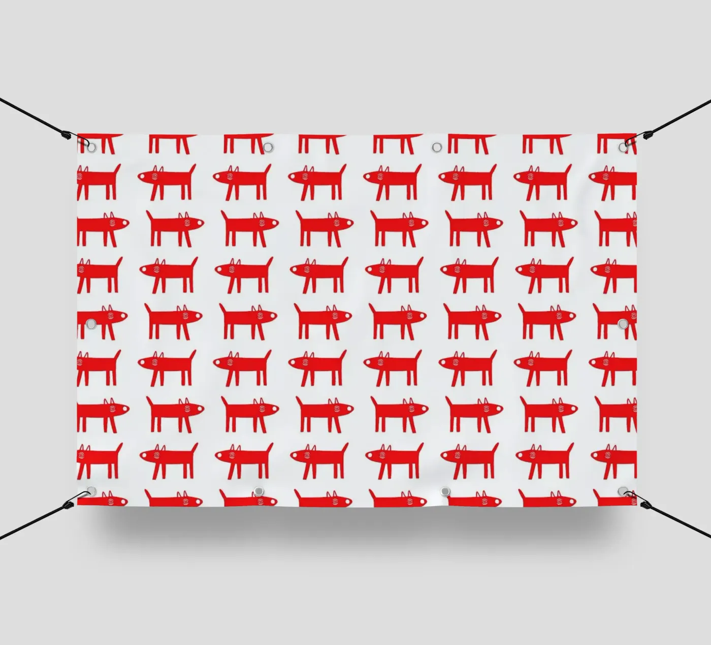 dog pattern 2 telo in pvc da Studio Teer