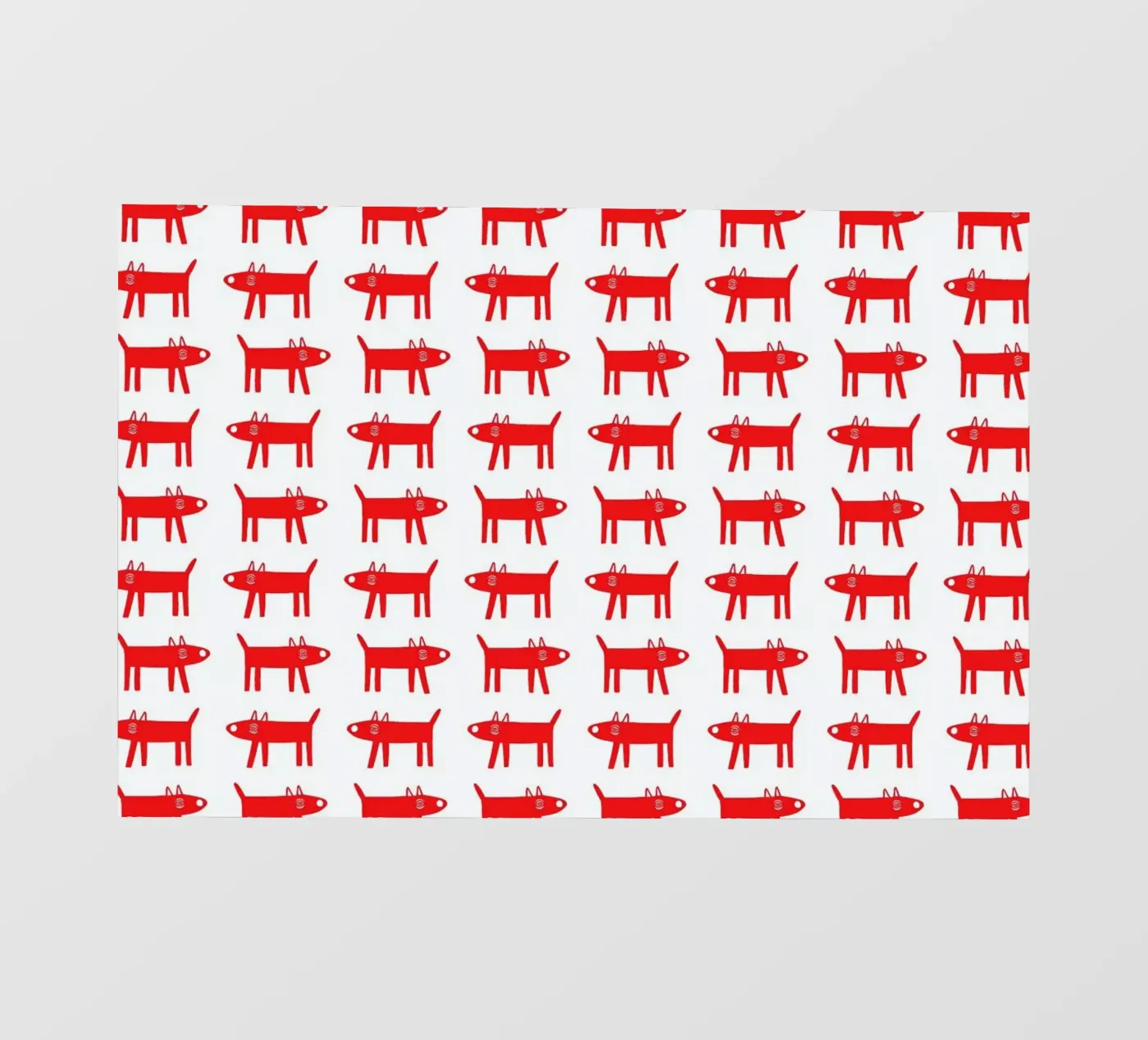 dog pattern 2 telo in pvc da Studio Teer