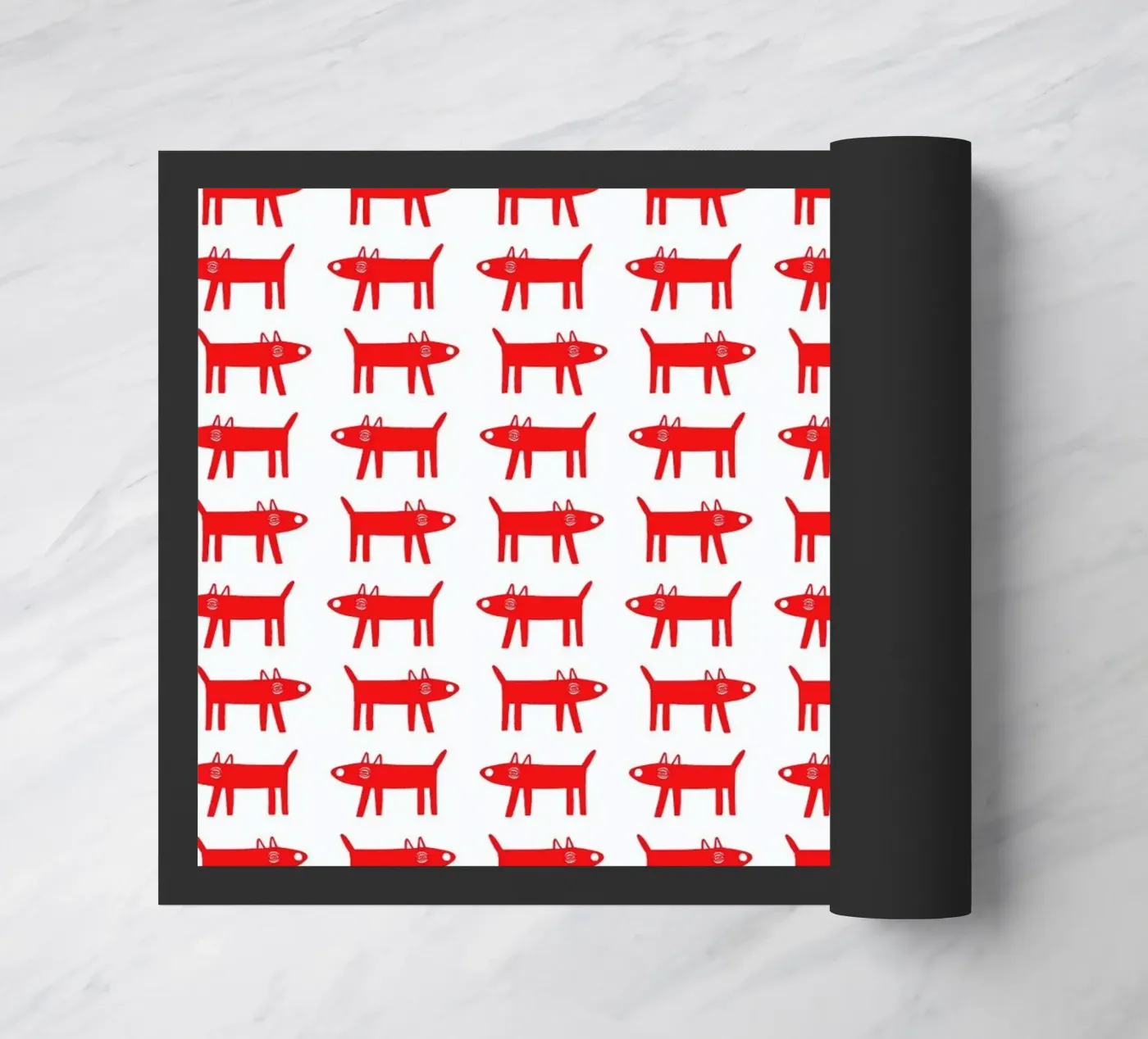 dog pattern 2 paillasson de Studio Teer