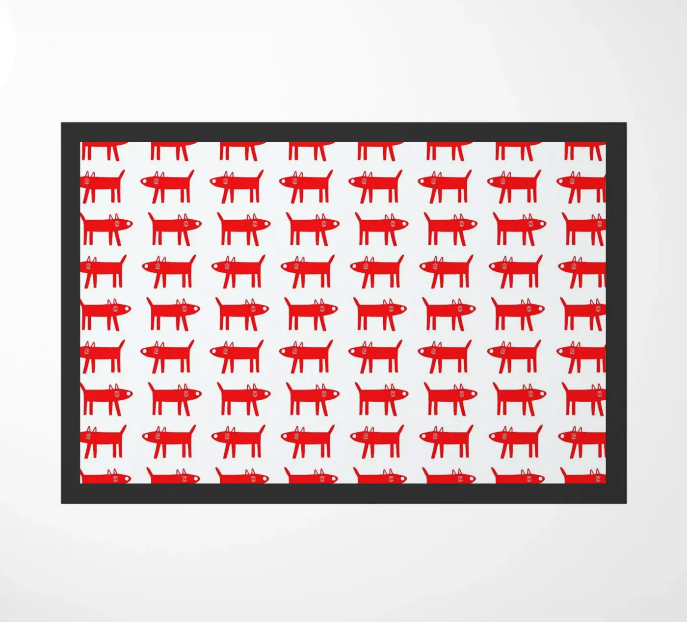 dog pattern 2 paillasson de Studio Teer