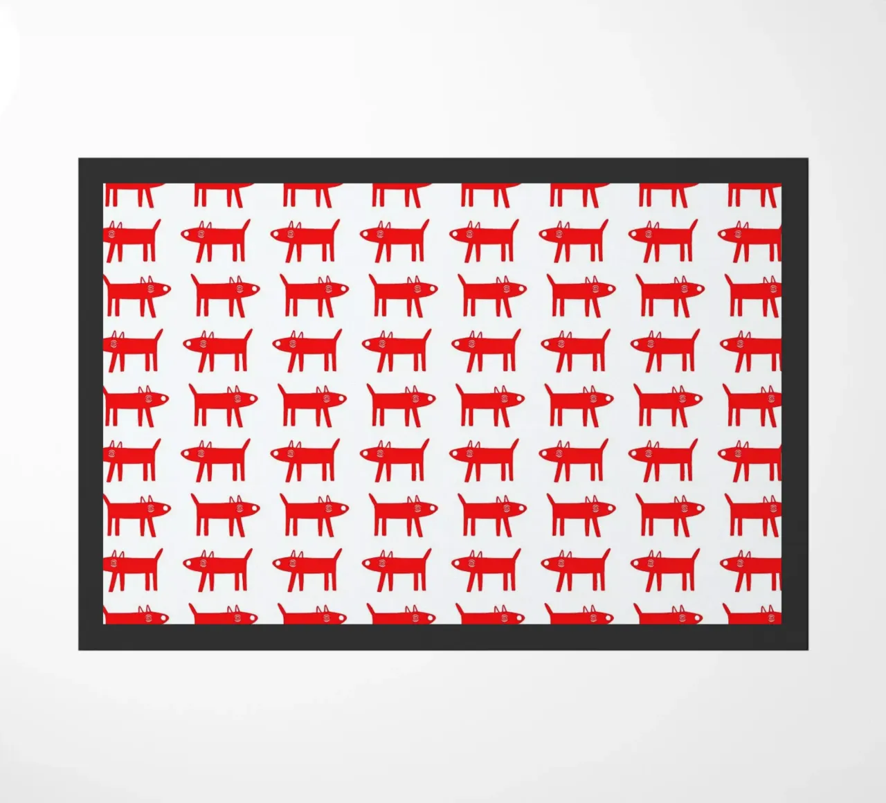 dog pattern 2 felpudo de Studio Teer