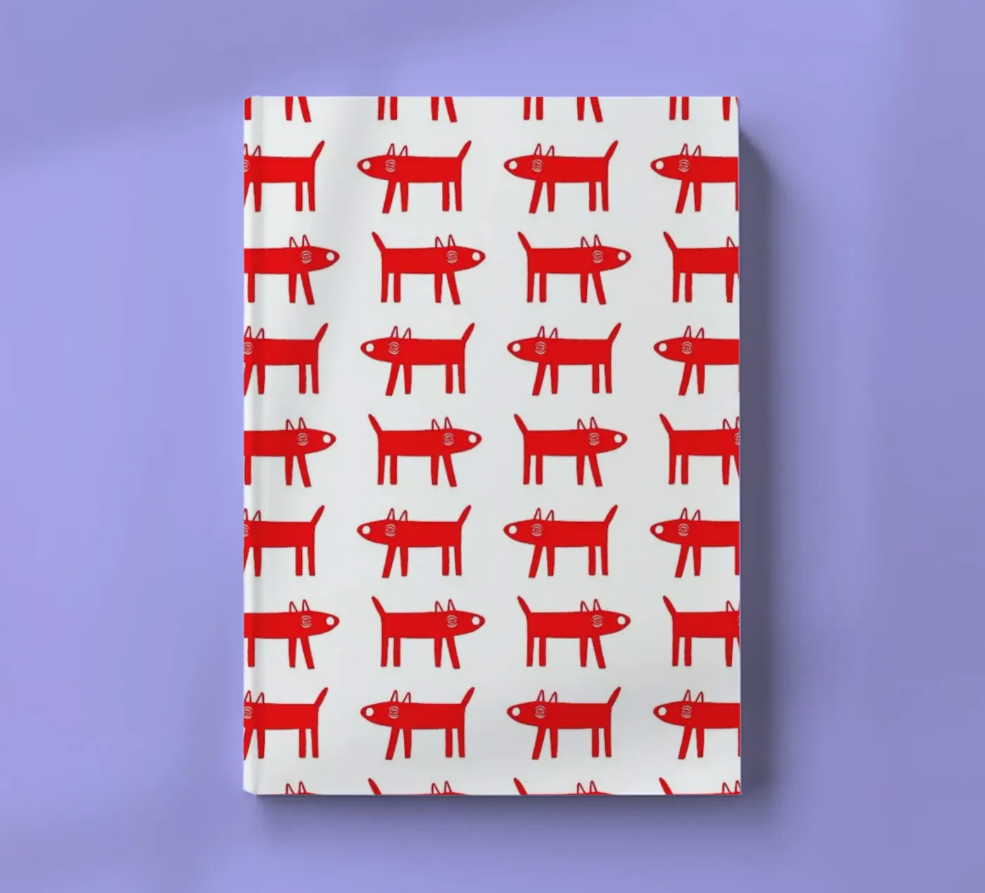 dog pattern 2 notebook by Studio Teer
