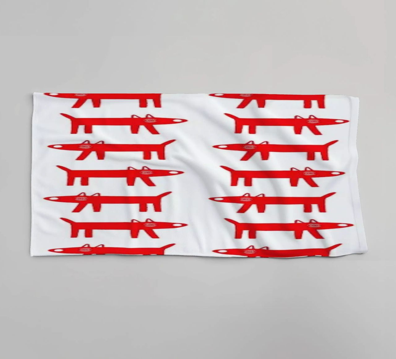 dog pattern 2 asciugamano da bagno da Studio Teer