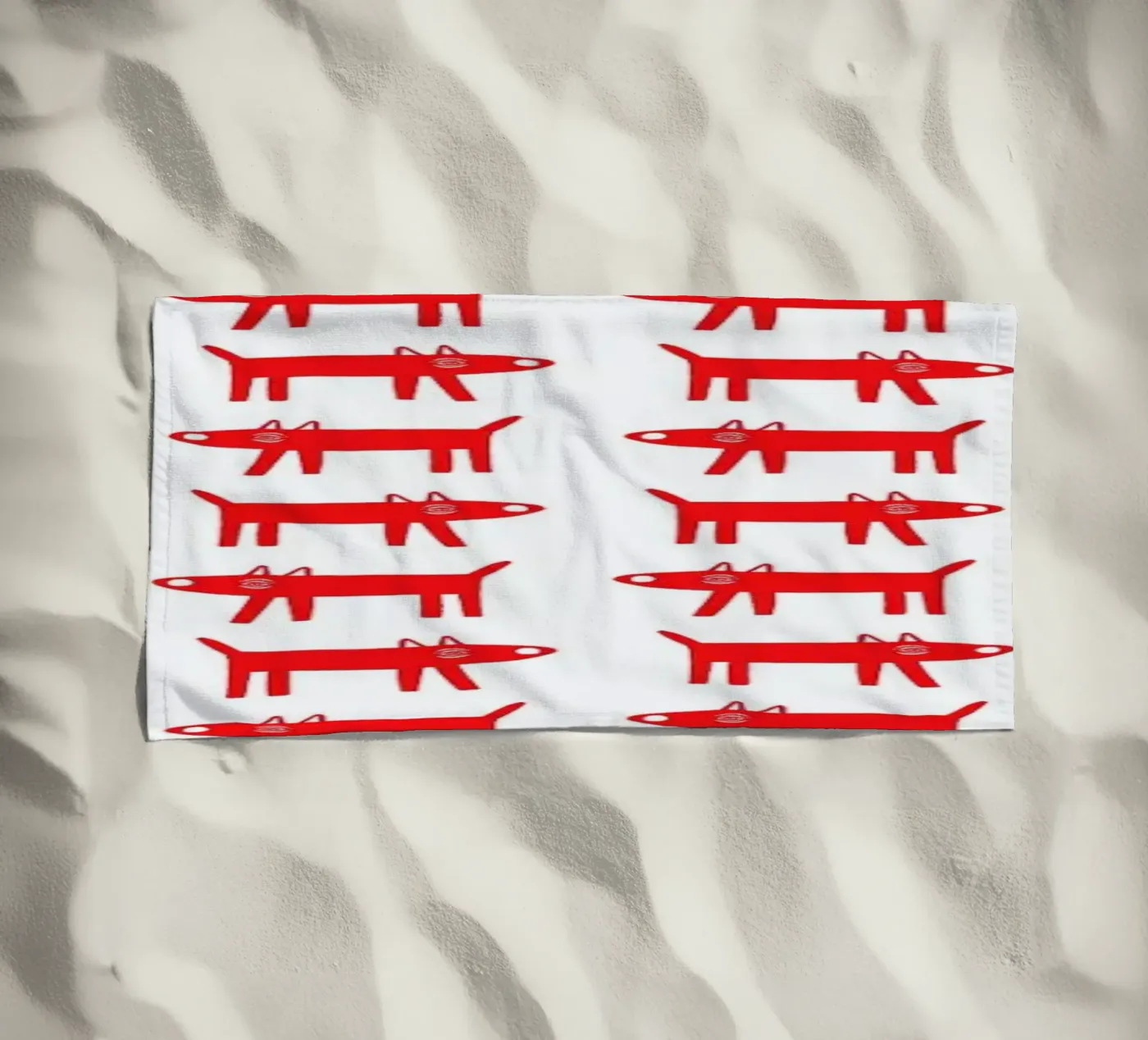 dog pattern 2 telo mare da Studio Teer