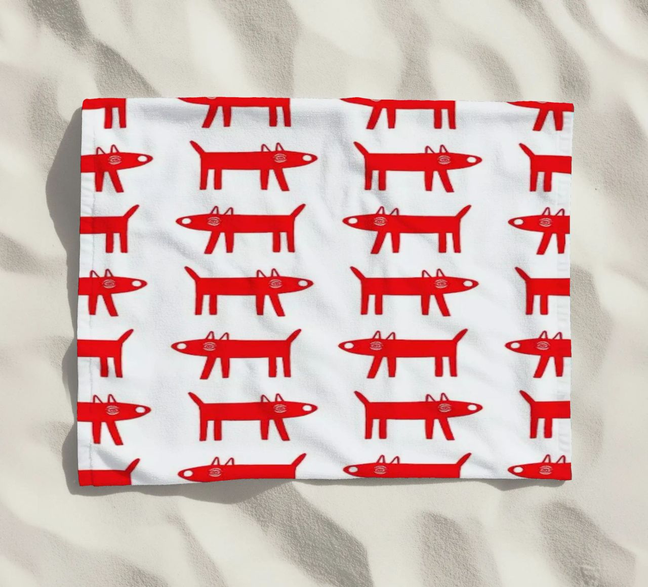 dog pattern 2 telo mare da Studio Teer