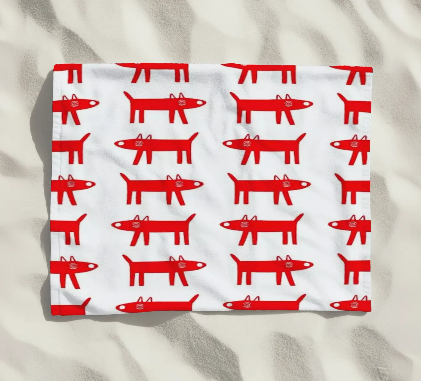 dog pattern 2 telo mare da Studio Teer