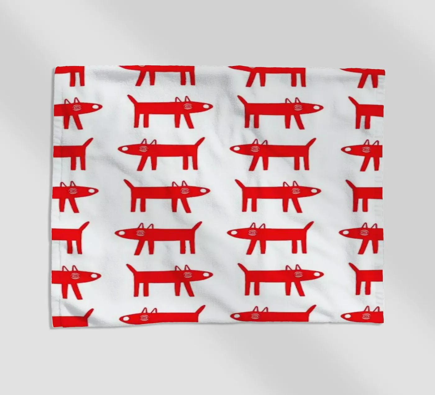 dog pattern 2 Strandtuch von Studio Teer