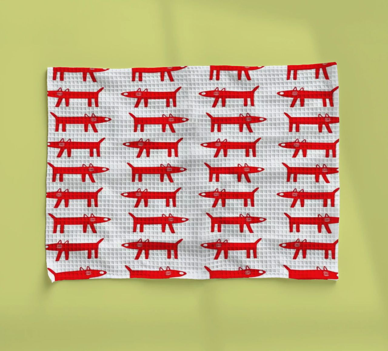 dog pattern 2 canovaccio da cucina da Studio Teer