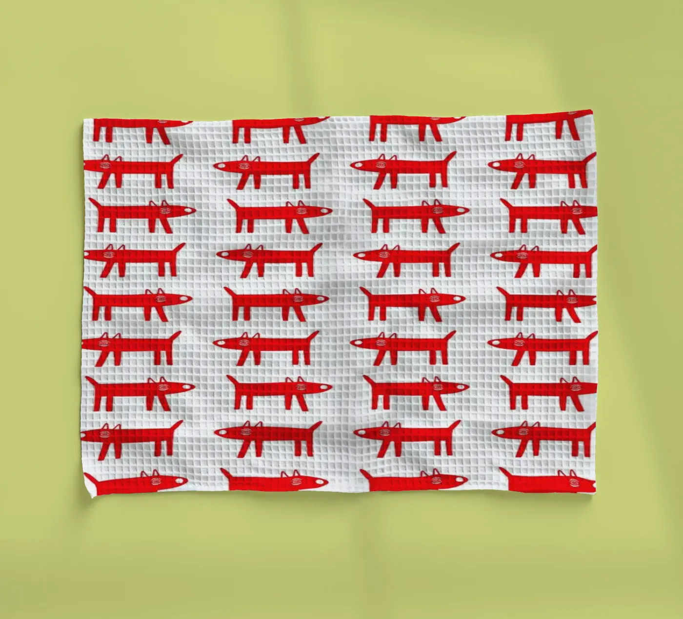 dog pattern 2 torchon de Studio Teer