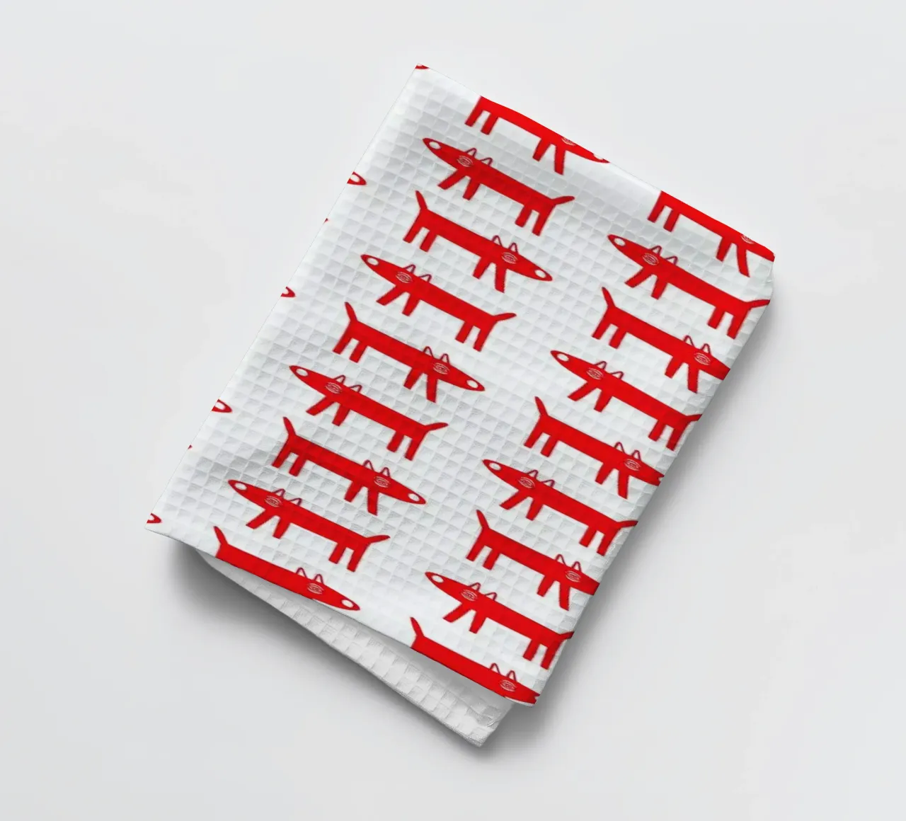 dog pattern 2 torchon de Studio Teer