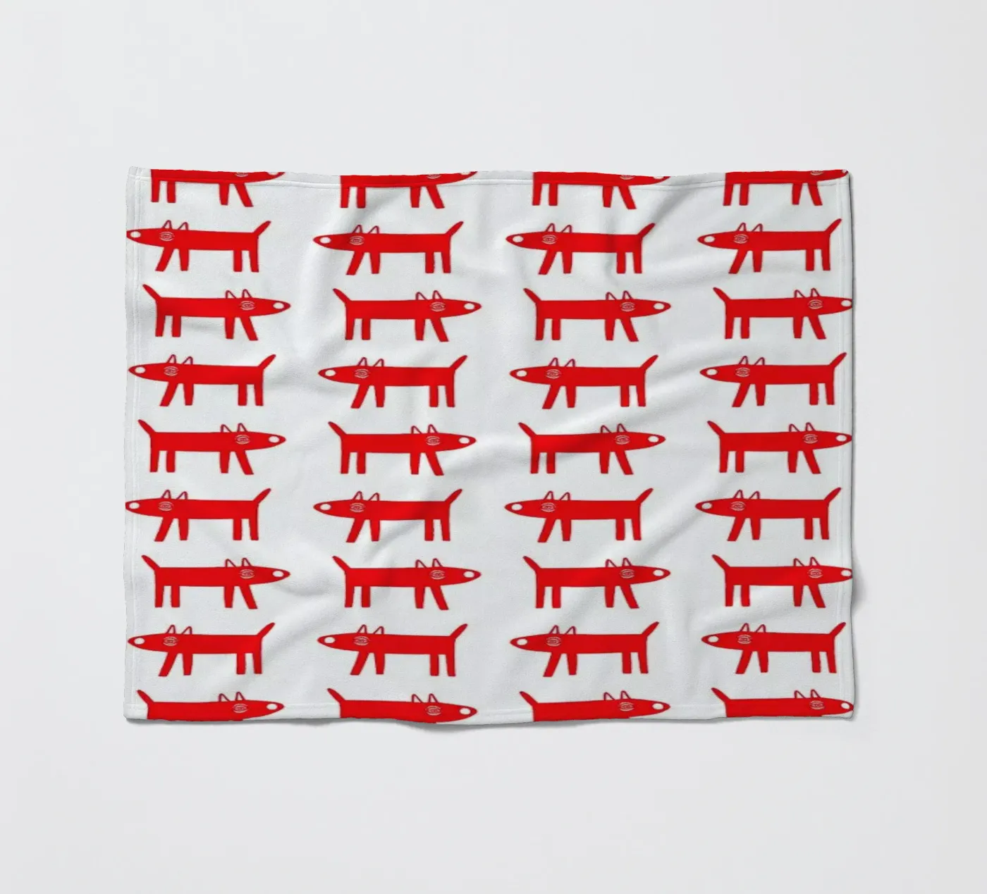 dog pattern 2 coperta in pile da Studio Teer