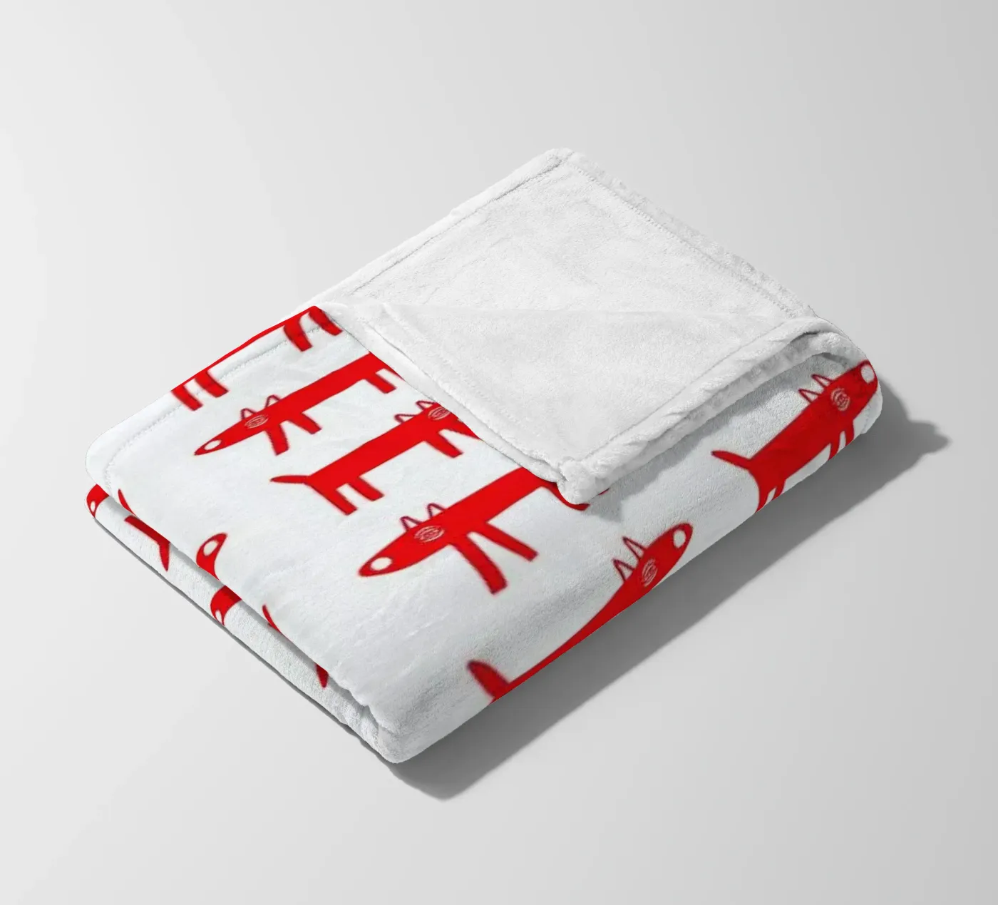 dog pattern 2 coperta in pile da Studio Teer