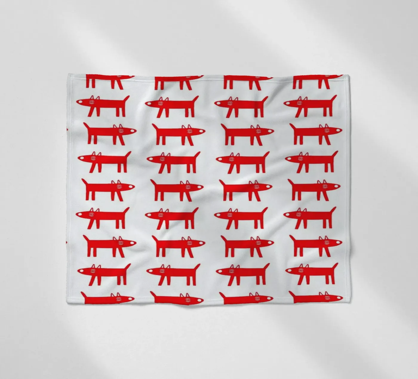 dog pattern 2 coperta in pile da Studio Teer