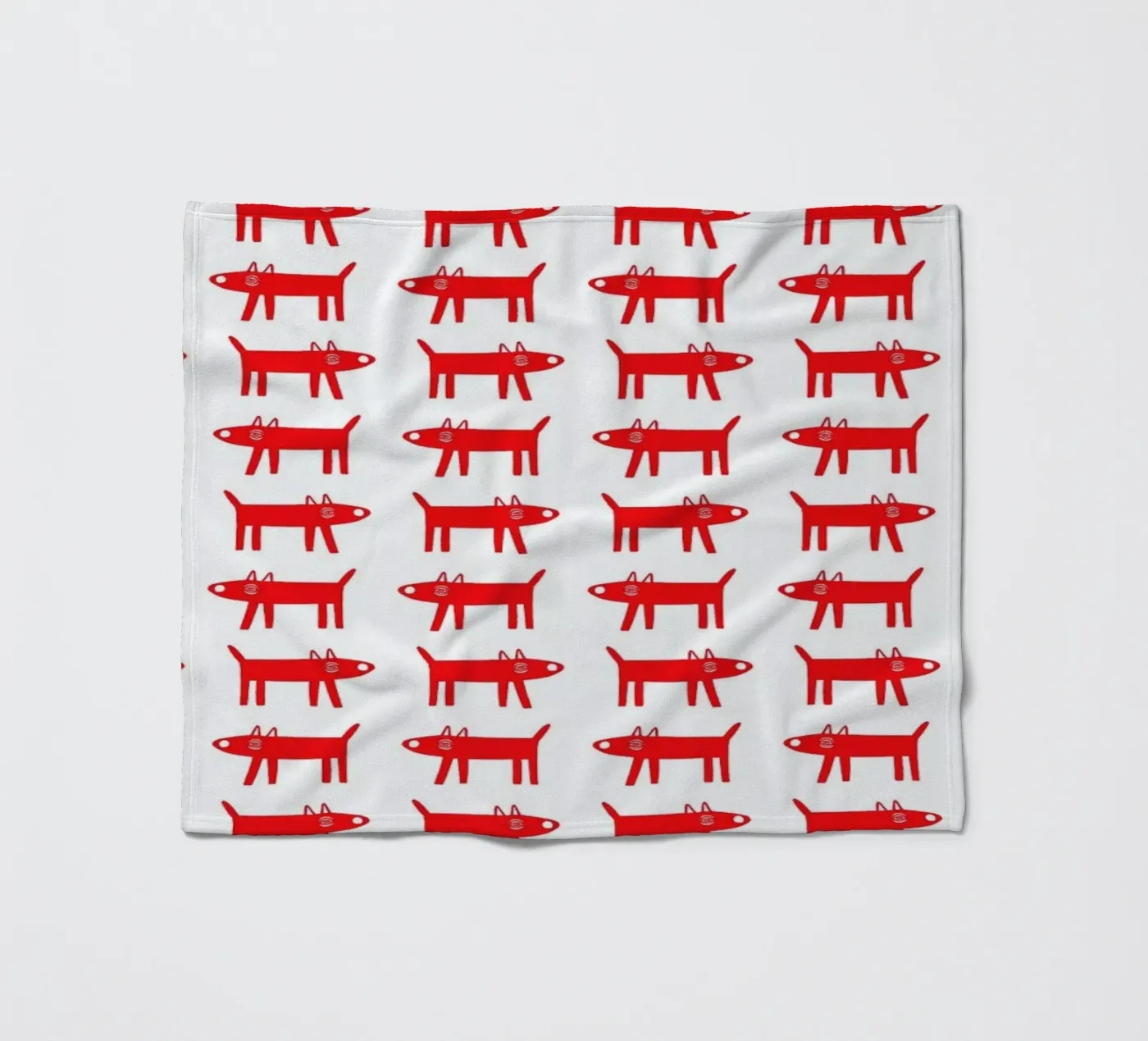 dog pattern 2 coperta in pile da Studio Teer