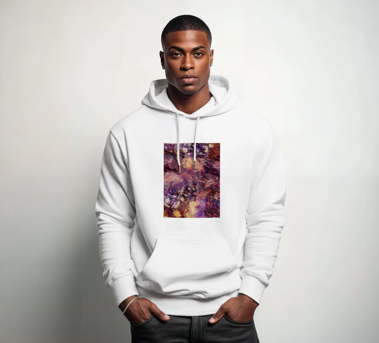 Uva e oro felpa con cappuccio da 83oranges