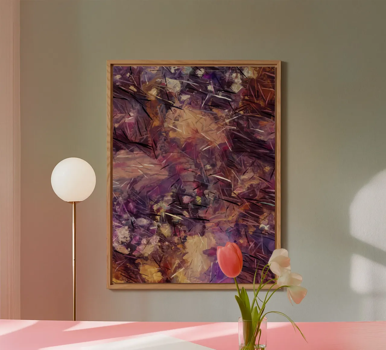 Uva e oro alluminio dibond da 83oranges