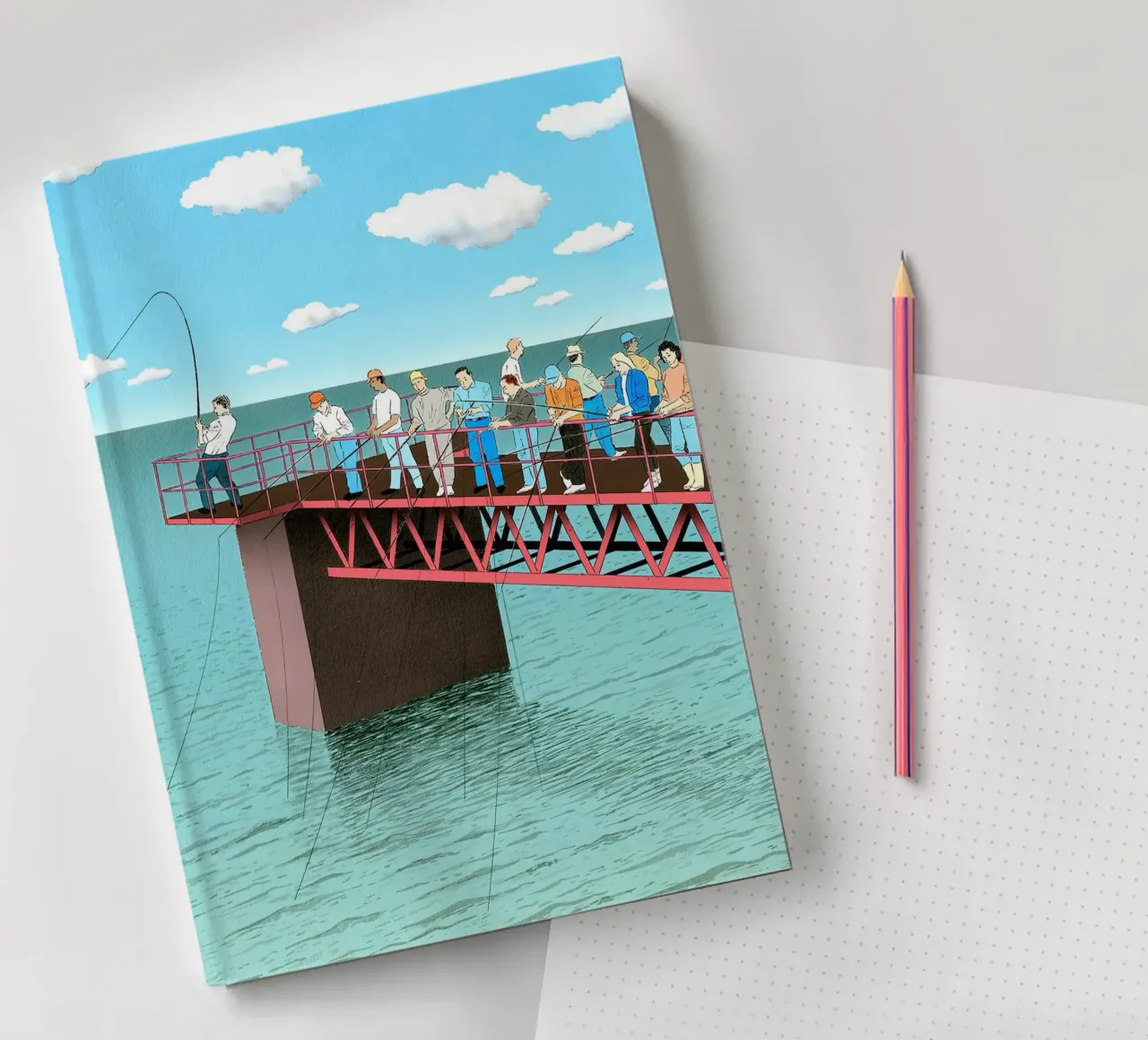 guy billout boundaries notebook by ART BEST