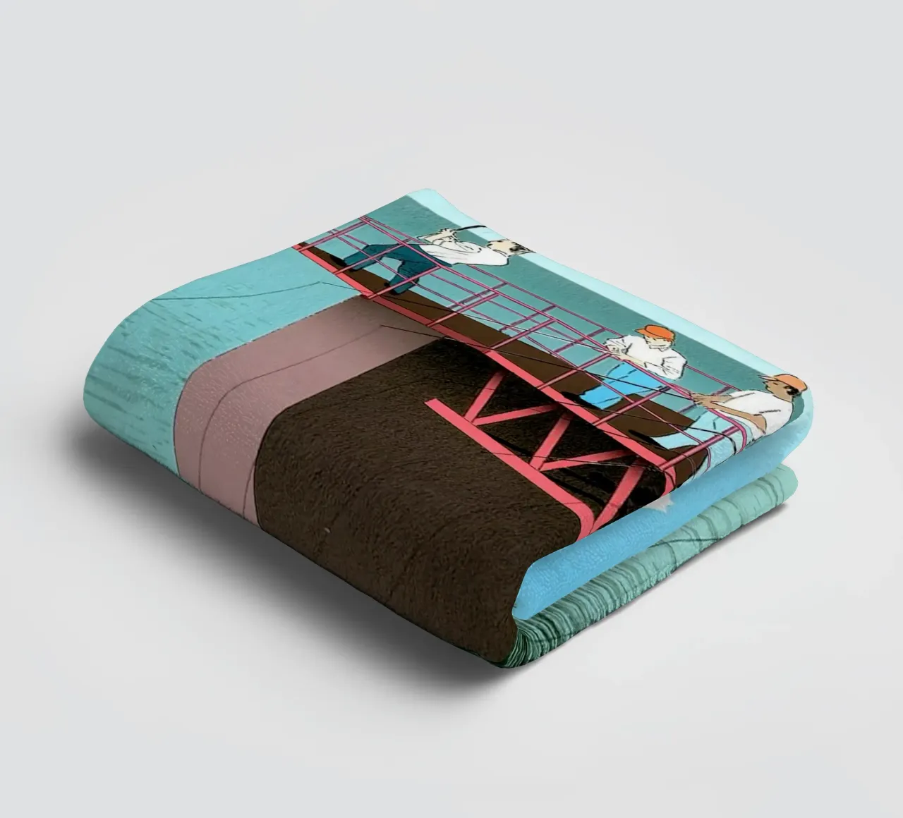 guy billout boundaries towel by ART BEST