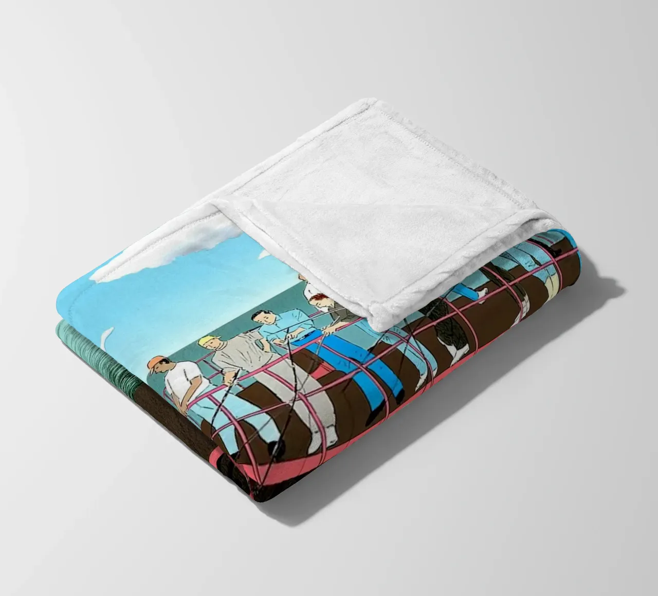 i confini di guy billout coperta in pile da ART BEST