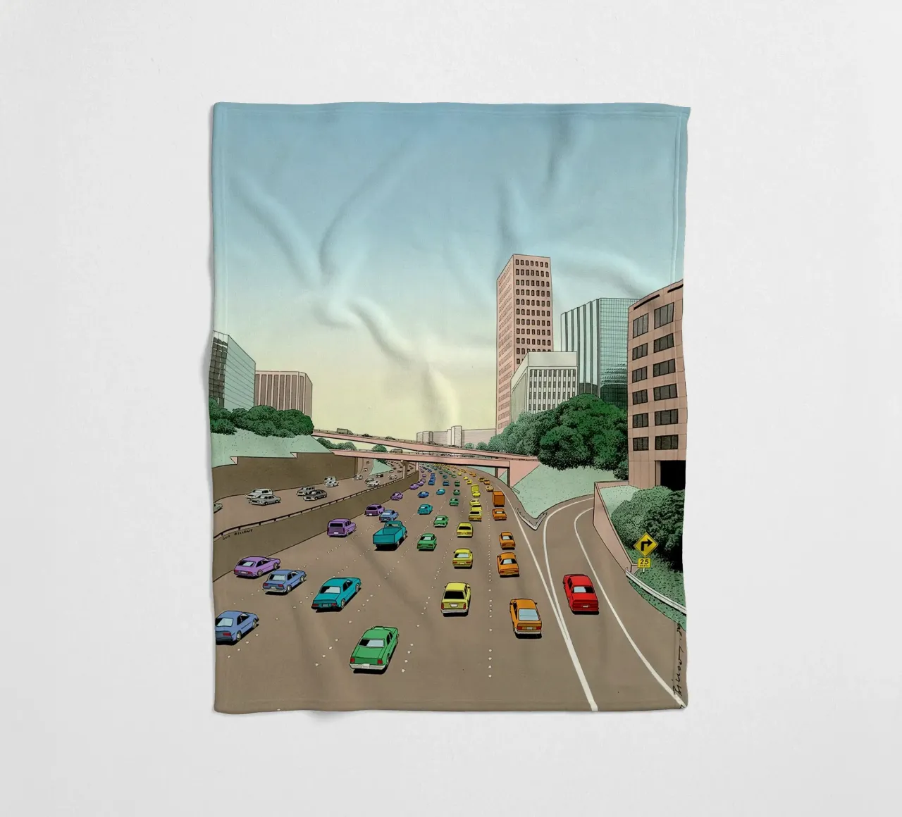 autostrada arcobaleno coperta in pile da ART BEST