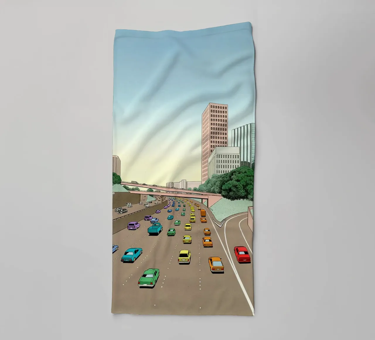 autostrada arcobaleno asciugamano da bagno da ART BEST