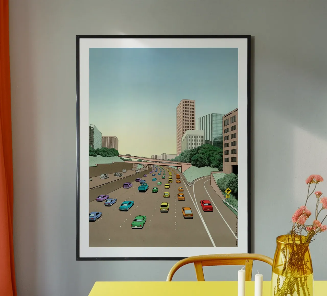 autostrada arcobaleno carta hahnemühle da ART BEST