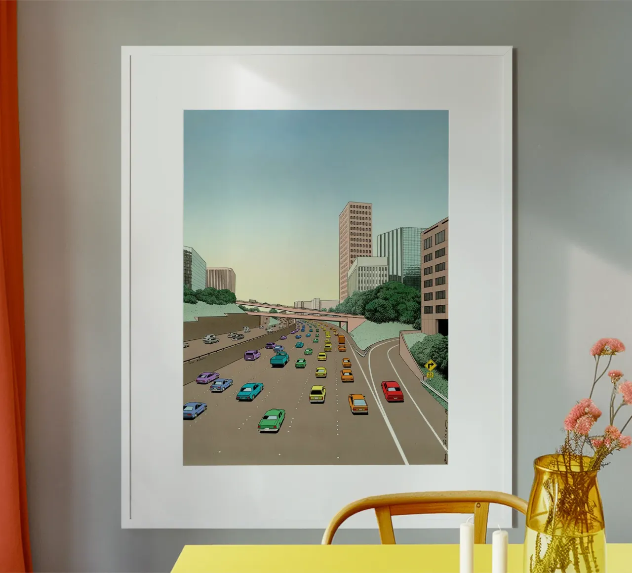 autostrada arcobaleno carta hahnemühle da ART BEST