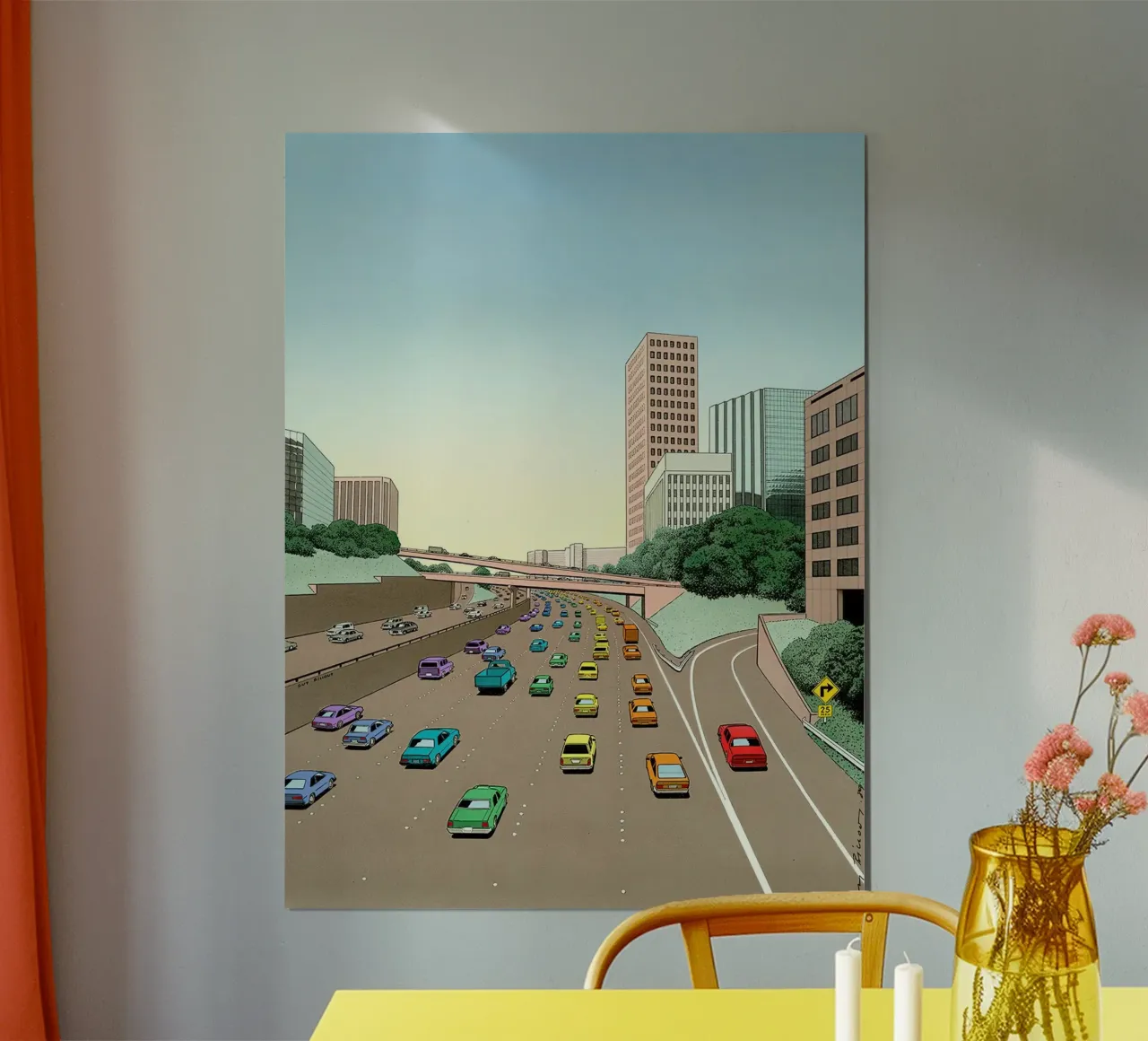 autostrada arcobaleno carta hahnemühle da ART BEST